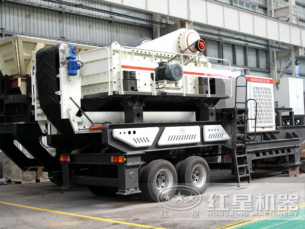 車載磕砂設備搭圓錐破碎機 車載磕砂設備搭圓錐破碎機