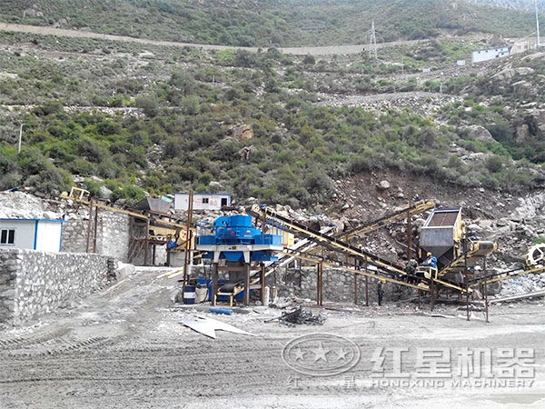 制砂機工作現場 制砂機工作現場