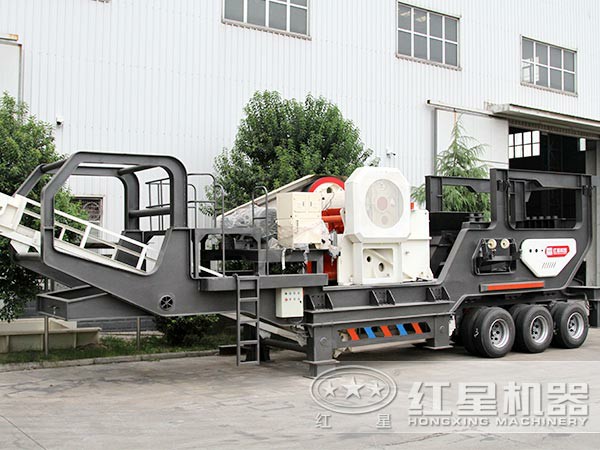可流動車載碎石機:搭載顎破機 可流動車載碎石機:搭載顎破機