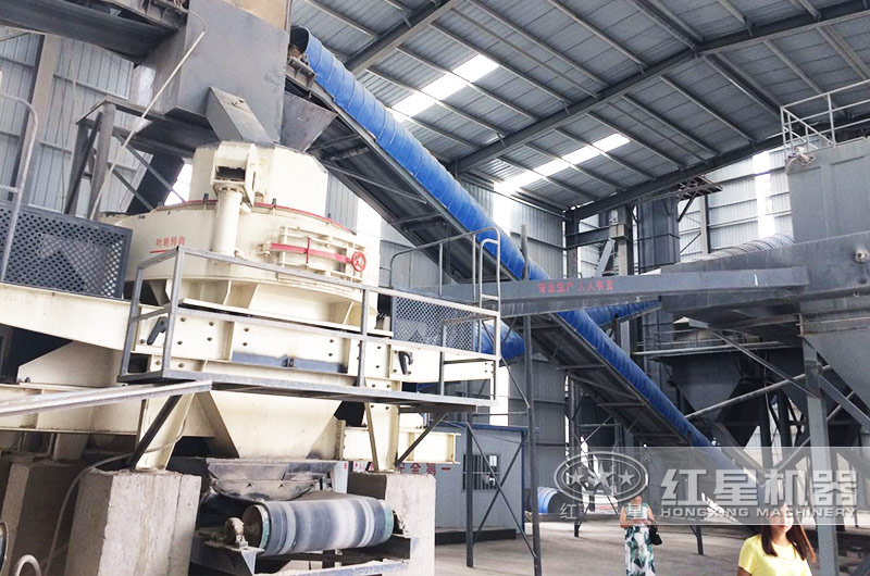 室內砂石料制砂機生產現場 室內砂石料制砂機生產現場