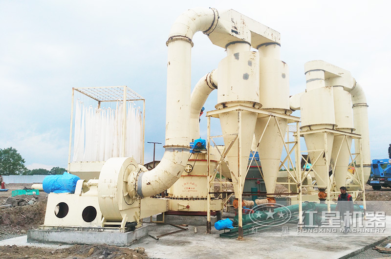 湖北用戶白云石磨粉加工現場 湖北用戶白云石磨粉加工現場