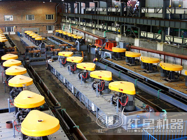 選銅生產線現場:浮選機 選銅生產線現場:浮選機