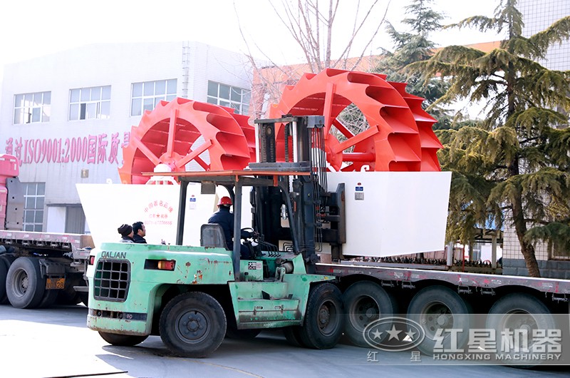 兩臺洗砂機發往安徽亳州 兩臺洗砂機發往安徽亳州