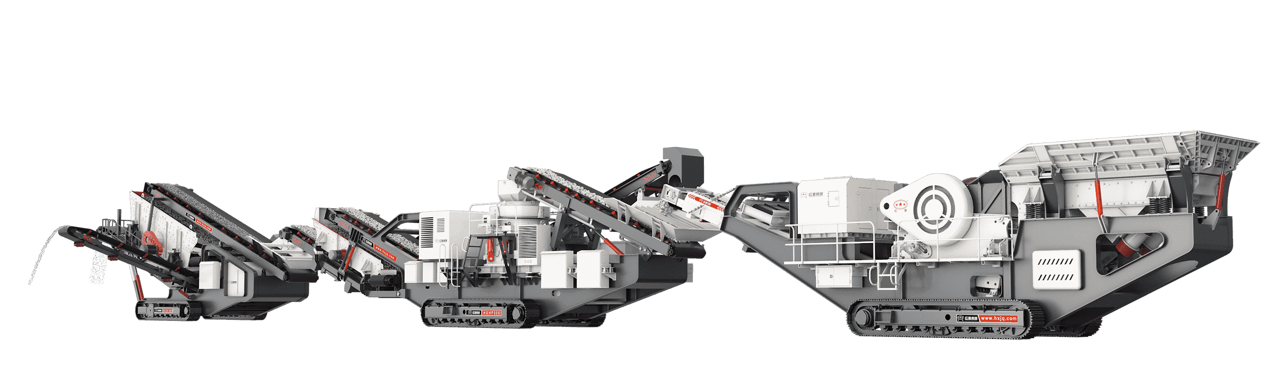 鄂破+圓錐+振動篩,一個遙控操作所有 style=width:720px;