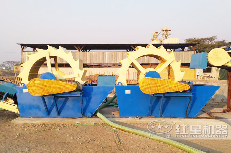 時產200-300噸水洗砂生產線作業現場,可隨時就近參觀了解