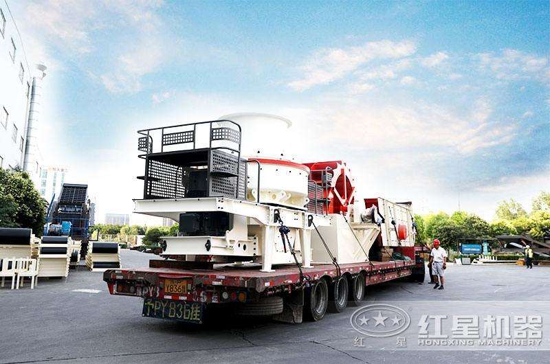 全套制砂生產線設備發往客戶現場