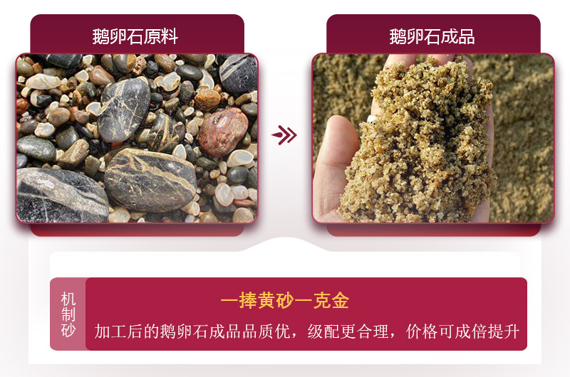 鵝卵石加工后成品價值高