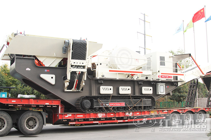 整條移動建筑垃圾制沙生產線設備發貨啦 整條移動建筑垃圾制沙生產線設備發貨啦