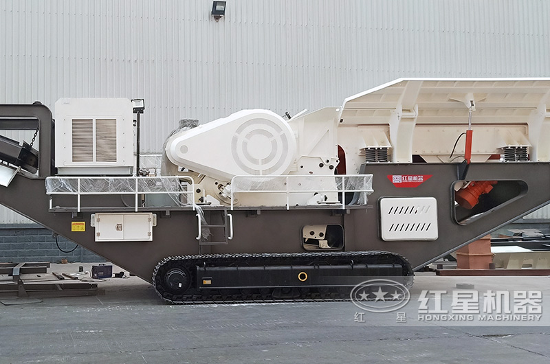 砂石料生產(chǎn)線全套設備:移動鄂破機 砂石料生產(chǎn)線全套設備:移動鄂破機