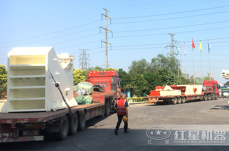 石子破碎生產線陸續發貨 石子破碎生產線陸續發貨