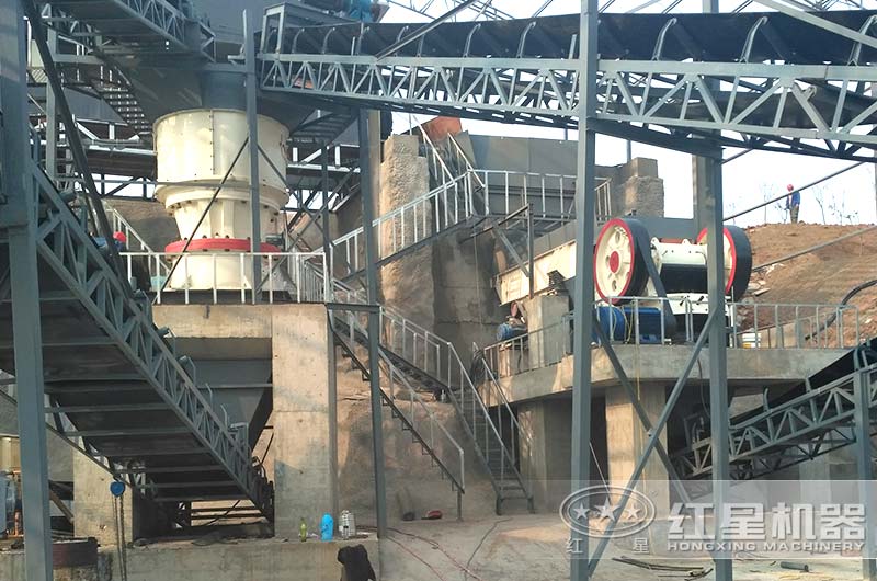 浙江客戶大理石破碎生產(chǎn)現(xiàn)場 浙江客戶大理石破碎生產(chǎn)現(xiàn)場