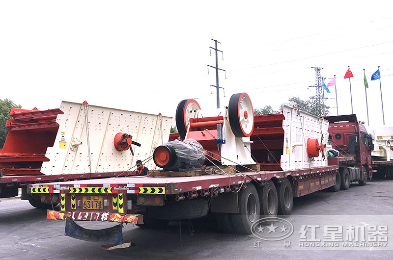 全套200噸砂石廠生產線設備發貨 全套200噸砂石廠生產線設備發貨