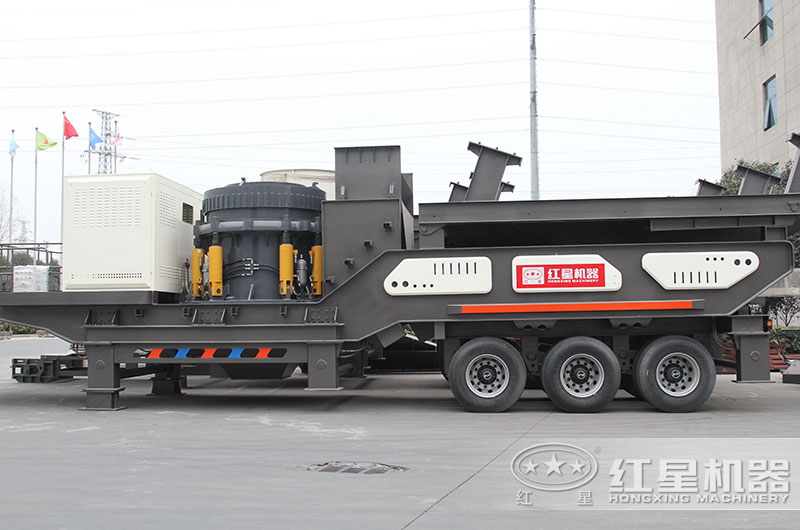 車載移動磕石機配置圓錐破 車載移動磕石機配置圓錐破