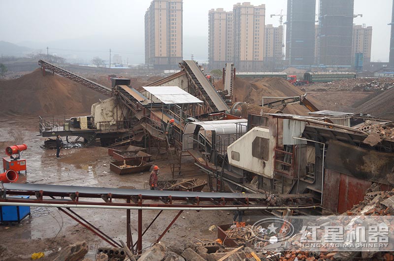 河南客戶建筑垃圾處理廠 河南客戶建筑垃圾處理廠