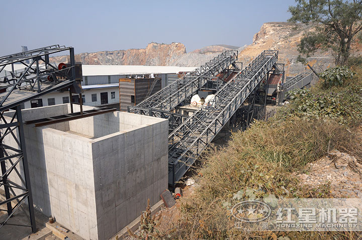 砂石廠輸送機及重錘破 砂石廠輸送機及重錘破