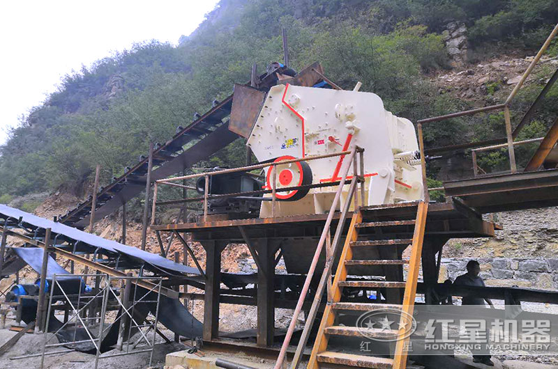 石灰石破碎生產(chǎn)線_反擊式破碎機 石灰石破碎生產(chǎn)線_反擊式破碎機