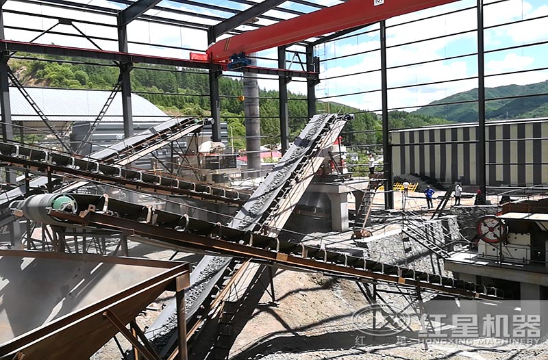 大型機制砂廠運行實拍 大型機制砂廠運行實拍