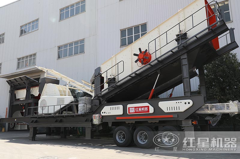 移動煤矸石粉碎機(jī)(給料+粉碎+篩分) 移動煤矸石粉碎機(jī)(給料+粉碎+篩分)