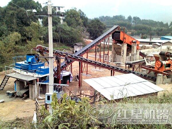 環(huán)保沖擊式制砂機現場案例