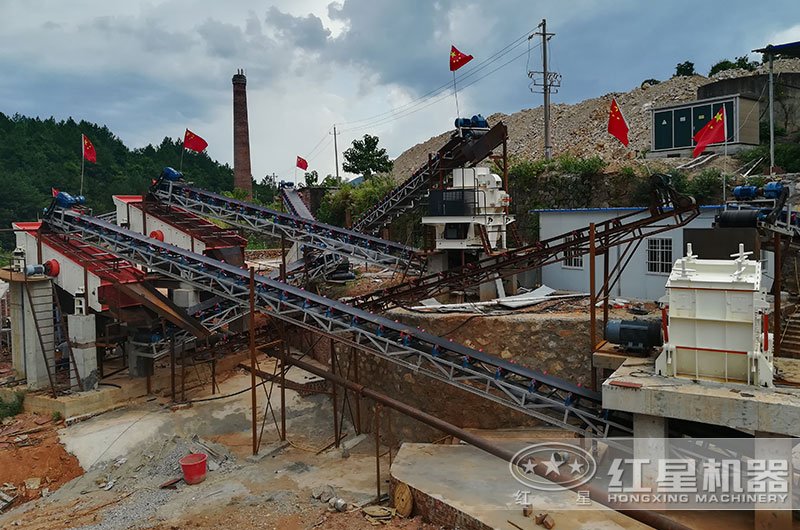 碎石破碎現場 碎石破碎現場