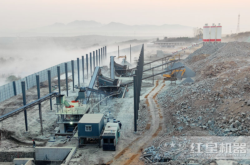 石料破碎生產線現場實拍 石料破碎生產線現場實拍